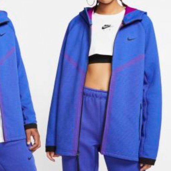 Nike Tops | Nwt Nike Game Royal Vivid Purple Windrunner Hoodie | Color: Blue/Purple | Size: M | Kaykay_Hideaway's Closet